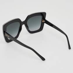 Jimmy Choo Black Gradient 807/9O Auri Square Sunglasses