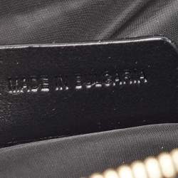 Jimmy Choo Black/White Nylon Mabrie Onyp Clutch