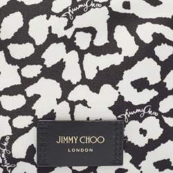 Jimmy Choo Black/White Nylon Mabrie Onyp Clutch