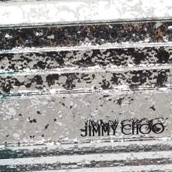 Pre Owned Jimmy Choo Green/Silver Glitter Acrylic Sweetie Chain Clutch