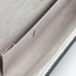 Pre Owned Jimmy Choo Green/Silver Glitter Acrylic Sweetie Chain Clutch