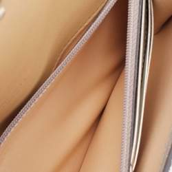 Pre Owned Jimmy Choo Silver Glitter Milla Chain Clutch