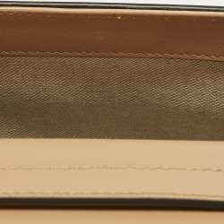 Pre Owned Jimmy Choo Biscuit Leather Diamond Top Handle Bag