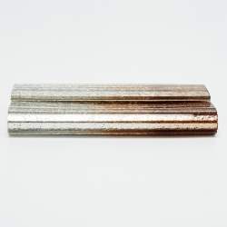 Pre Owned Jimmy Choo Gold/Silver Glitter Acrylic Sweetie Chain Clutch