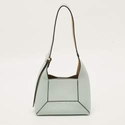 مملوكة مسبقًا حقيبة هوبو جيمي تشو جلد أزرق صغيرة دياموند