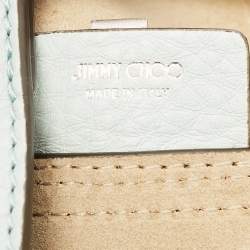 مملوكة مسبقًا حقيبة هوبو جيمي تشو جلد أ زرق صغيرة دياموند