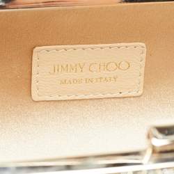 Jimmy Choo Gold/Silver Lurex Trinket Clutch