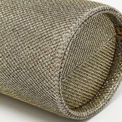 Jimmy Choo Gold/Silver Lurex Trinket Clutch
