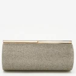 Jimmy Choo Gold/Silver Lurex Trinket Clutch