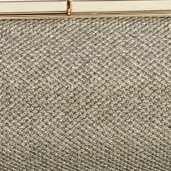 Jimmy Choo Gold/Silver Lurex Trinket Clutch