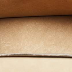 Pre Owned Jimmy Choo Brown Croc Embossed Leather Varenne Crossbody Bag