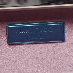 Pre Owned Jimmy Choo Multicolor Crystal Embellished Micro Cloud Clutch