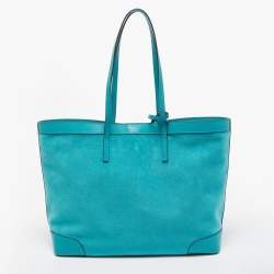 Jimmy Choo Malibu/Light Gold Terrycloth and Leather E/W Nine2Five Tote