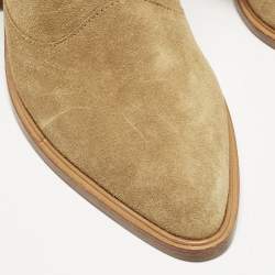 Jimmy Choo Brown Suede Pointed Toe Ankle Length Boots Size 36