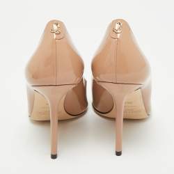 Pre Owned Jimmy Choo Love Size 38.5 Dusty Pink Patent Leather Pumps