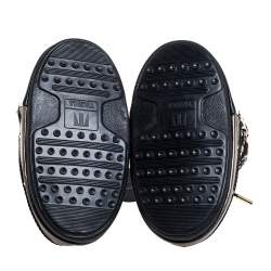 مملوكة مسبقًا حذاء بوت جيمي تشو مون جلد برونزي ميتاليك و شعر عجل مطبوع نقشة الفهد مقاس 41/42