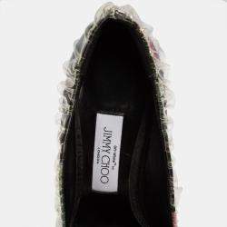 Off-White x Jimmy Choo Multicolor Vinyl Anne Pumps Size 39