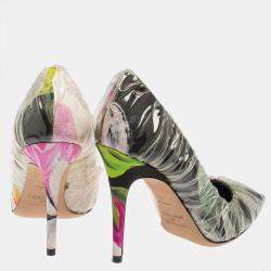 Off-White x Jimmy Choo Multicolor Vinyl Anne Pumps Size 39