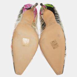Off-White x Jimmy Choo Multicolor Vinyl Anne Pumps Size 39