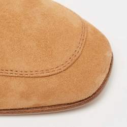 Jimmy Choo Brown Suede Mani Loafers Size 38