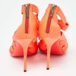 Jimmy Choo Neon Orange Dame Sandals Size 39