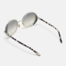 Jimmy Choo Grey Gradient Andie/S Round Sunglasses