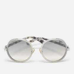 Jimmy Choo Grey Gradient Andie/S Round Sunglasses