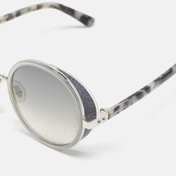 Jimmy Choo Grey Gradient Andie/S Round Sunglasses