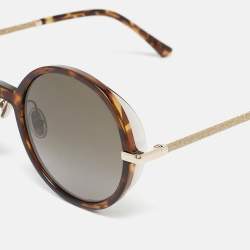 Jimmy Choo Tortoise Brown Gradient EMA/S Round Sunglasses
