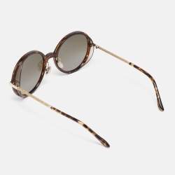 Jimmy Choo Tortoise Brown Gradient EMA/S Round Sunglasses