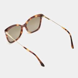 Jimmy Choo Tortoise Brown Gradient MACI/S Crystal Cat Eye Sunglasses