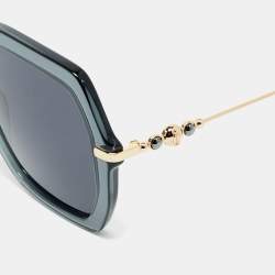 Pre Owned Jimmy Choo Black Esther/S C8WIR Oversized Sunglasses