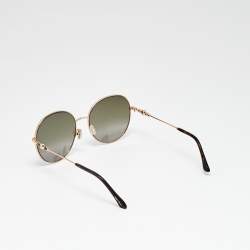 Pre Owned Jimmy Choo Black Gradient Birdie/S 06JHA Round Sunglasses