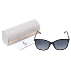 مملوكة مسبقًا Jimmy Choo Black/ Blue Gradient Charly/F/S Square Sunglasses