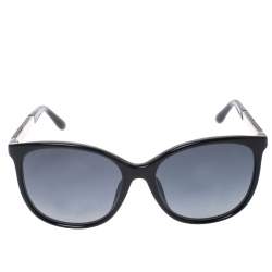 مملوكة مسبقًا Jimmy Choo Black/ Blue Gradient Charly/F/S Square Sunglasses