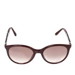 Jimmy Choo Burgundy Opal /Burgundy Gradient ERIE/S Round Sunglasses