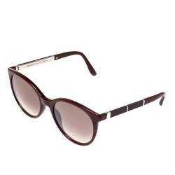 Jimmy Choo Burgundy Opal /Burgundy Gradient ERIE/S Round Sunglasses
