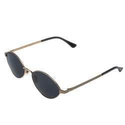 Jimmy Choo Gold Shimmer Inlay/ Grey Sonny/S Cat Eye Sunglasses