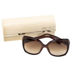 Jimmy Choo Chocolate Brown/ Brown Gradient Gaby Oversized Sunglasses
