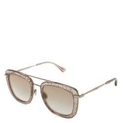 Jimmy Choo Pink/Silver Gradient Glossy/S Square Sunglasses