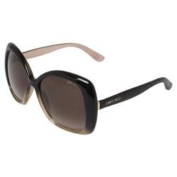 Jimmy Choo Black Degrade /Brown Gradient Marty/S Oversized Sunglasses