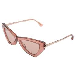 Jimmy Choo Shimmer Pink/ Rose Gold W662S Donna Cat Eye Sunglasses
