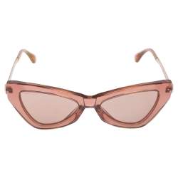 Jimmy Choo Shimmer Pink/ Rose Gold W662S Donna Cat Eye Sunglasses