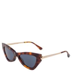 Jimmy Choo Brown/Blue Tortoise Donna Cat Eye Sunglasses