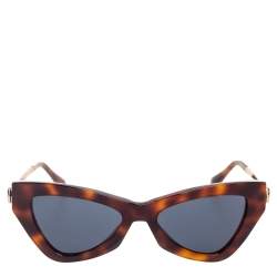 Jimmy Choo Brown/Blue Tortoise Donna Cat Eye Sunglasses