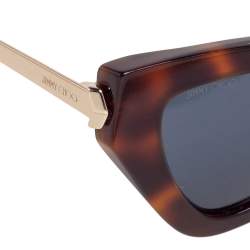 Jimmy Choo Brown/Blue Tortoise Donna Cat Eye Sunglasses