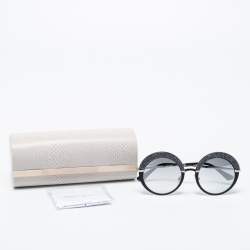 Jimmy Choo Black GOTHA/S Round Gradient Sunglasses