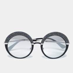 Jimmy Choo Black GOTHA/S Round Gradient Sunglasses