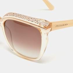 Jimmy Choo Beige DLNFM Sophia Gradient Sunglasses