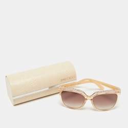 Jimmy Choo Beige DLNFM Sophia Gradient Sunglasses